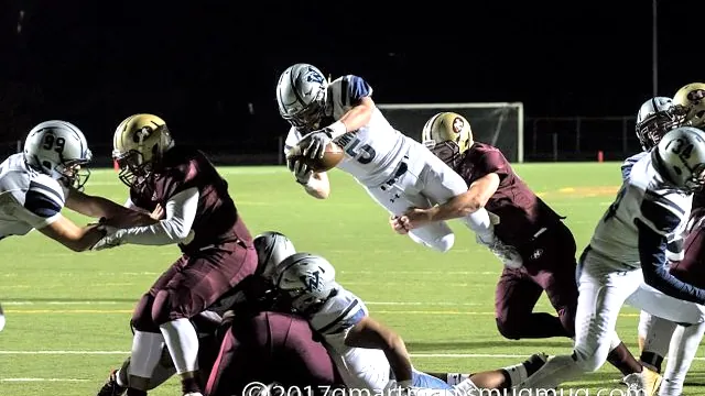 Cooper Mootz dives into the end zone